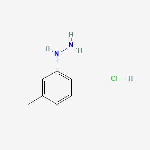 molecular formula C7H11ClN2 B1294984 3-Methylphenylhydrazine hydrochloride CAS No. 637-04-7