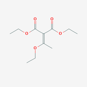 molecular formula C7H12O4 B1294985 Diethyl 2-(1-ethoxyethylidene)malonate CAS No. 3044-06-2