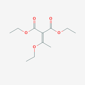 molecular formula C11H18O5 B1294985 Diethyl 2-(1-ethoxyethylidene)malonate CAS No. 3044-06-2