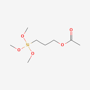 molecular formula C8H18O5Si B1294997 3-(Trimethoxysilyl)propyl acetate CAS No. 59004-18-1