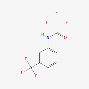 molecular formula C9H5F6NO B1295010 2,2,2-Trifluoro-n-[3-(trifluoromethyl)phenyl]acetamide CAS No. 2946-73-8