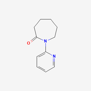 Hexahydro-1-(2-pyridyl)-2H-azepin-2-one