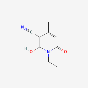 1-Ethyl-6-hydroxy-4-methyl-2-oxo-1,2-dihydropyridine-3-carbonitrile