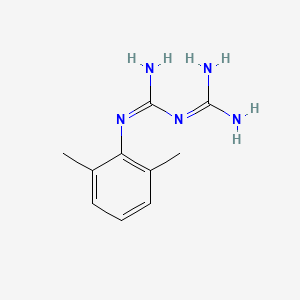 molecular formula C10H15N5 B1295023 1-(2,6-Xylyl)biguanide CAS No. 29213-16-9