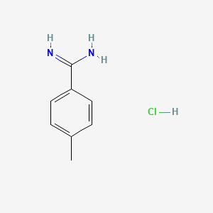 molecular formula C8H11ClN2 B1295026 4-Methylbenzamidine hydrochloride CAS No. 6326-27-8