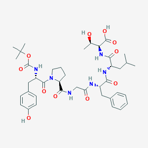 (1,1-Dimethylethoxy)carbonyl-tyrosyl-prolyl-glycyl-phenylalanyl-leucyl-threonine
