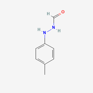 molecular formula C8H10N2O B1295050 1-Formyl-2-p-tolylhydrazine CAS No. 38577-24-1