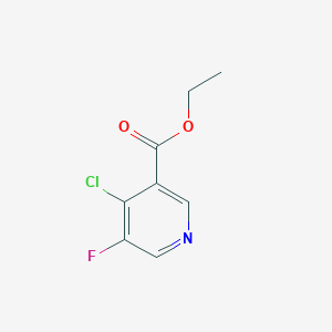 molecular formula C8H7ClFNO2 B12950513 Ethyl 4-chloro-5-fluoronicotinate 