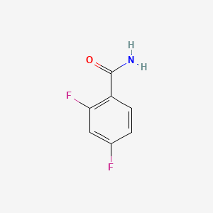 molecular formula C7H5F2NO B1295065 2,4-Difluorobenzamide CAS No. 85118-02-1