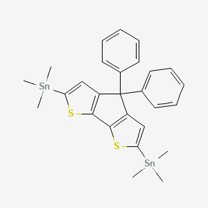 molecular formula C27H30S2Sn2 B12950667 SBF-2Sn 