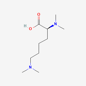 molecular formula C10H22N2O2 B1295067 (S)-2,6-Bis(dimethylamino)hexanoic acid CAS No. 92175-43-4