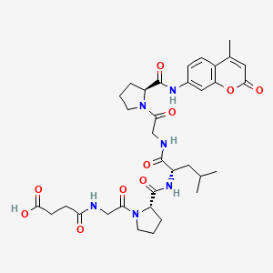 molecular formula C34H44N6O10 B1295068 Suc-GPLGP-AMC CAS No. 72698-36-3