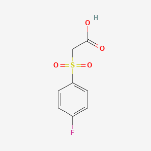 molecular formula C8H7FO4S B1295071 (4-Fluoro-benzenesulfonyl)-acetic acid CAS No. 383-38-0