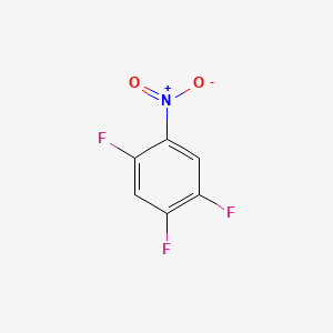 molecular formula C6H2F3NO2 B1295072 1,2,4-Trifluoro-5-nitrobenzene CAS No. 2105-61-5