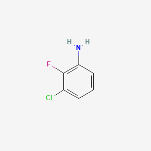 molecular formula C6H5ClFN B1295074 3-Chloro-2-fluoroaniline CAS No. 2106-04-9