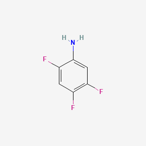 molecular formula C6H4F3N B1295084 2,4,5-Trifluoroaniline CAS No. 367-34-0
