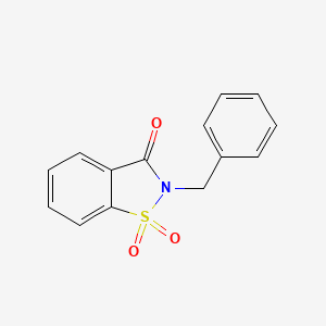 1,2-Benzisothiazol-3(2H)-one, 2-(phenylmethyl)-, 1,1-dioxide