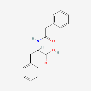 molecular formula C17H17NO3 B12951100 3-Phenyl-2-(2-phenylacetamido)propanoic acid CAS No. 54582-05-7