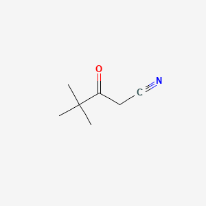 molecular formula C7H11NO B1295116 Pivaloylacetonitrile CAS No. 59997-51-2