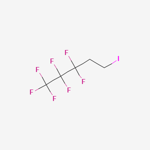 molecular formula C5H4F7I B1295121 1,1,1,2,2,3,3-Heptafluoro-5-iodopentane CAS No. 68188-12-5