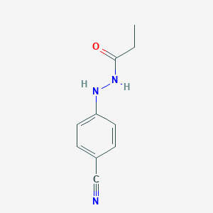 B129513 N'-(4-cyanophenyl)propanehydrazide CAS No. 144656-35-9