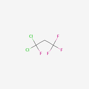 molecular formula C3H2Cl2F4 B1295135 1,1-二氯-1,3,3,3-四氟丙烷 CAS No. 64712-27-2