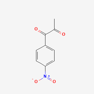 molecular formula C9H7NO4 B1295147 1-(4-Nitrophenyl)propane-1,2-dione CAS No. 6159-25-7