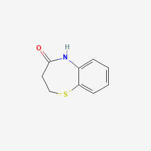 molecular formula C9H9NOS B1295154 2,3-Dihydro-1,5-benzothiazepin-4(5H)-one CAS No. 53454-43-6