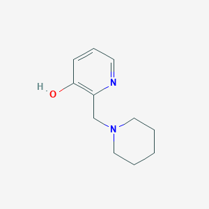 molecular formula C11H16N2O B1295156 3-Pyridinol, 2-(piperidinomethyl)- CAS No. 2168-16-3