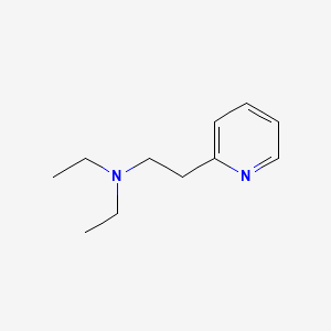 molecular formula C11H18N2 B1295158 2-(2-Diethylaminoethyl)pyridine CAS No. 25877-30-9