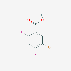 molecular formula C7H3BrF2O2 B129516 5-溴-2,4-二氟苯甲酸 CAS No. 28314-83-2