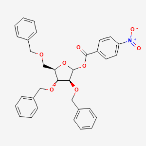 2,3,5-Tri-O-benzyl-1-O-(4-nitrobenzoyl)-D-arabinofuranose