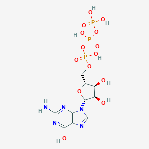 molecular formula C10H16N5O14P3 B129519 Guanosine-5'-triphosphate CAS No. 154765-83-0