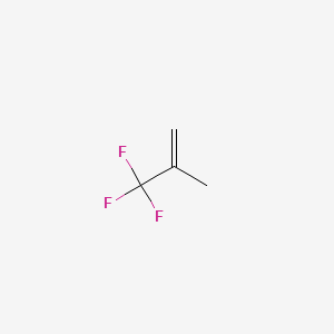 molecular formula C4H5F3 B1295193 2-(Trifluoromethyl)propene CAS No. 374-00-5