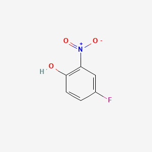 molecular formula C6H4FNO3 B1295195 4-Fluoro-2-nitrophenol CAS No. 394-33-2