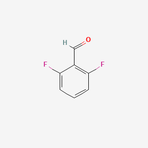 molecular formula C7H4F2O B1295200 2,6-Difluorobenzaldehyde CAS No. 437-81-0