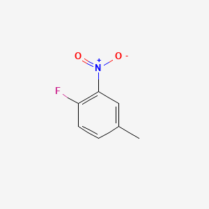 molecular formula C7H6FNO2 B1295202 4-Fluoro-3-nitrotoluene CAS No. 446-11-7