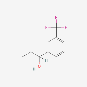 molecular formula C10H11F3O B1295212 1-[3-(trifluoromethyl)phenyl]propanol-1 CAS No. 618-97-3