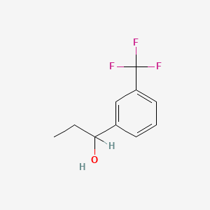 molecular formula C10H11F3O B1295212 1-(3-(Trifluoromethyl)phenyl)propan-1-ol CAS No. 618-97-3