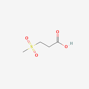 molecular formula C4H8O4S B1295225 3-(Methylsulfonyl)propanoic acid CAS No. 645-83-0
