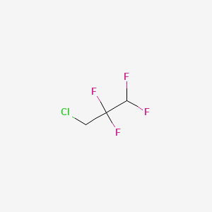molecular formula C3H3ClF4 B1295226 3-Chloro-1,1,2,2-tetrafluoropropane CAS No. 679-85-6