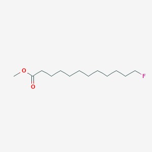 molecular formula C13H25FO2 B12952272 Methyl 12-fluorododecanoate 