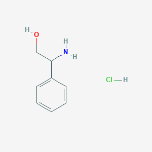 molecular formula C8H12ClNO B12952372 2-Amino-2-phenylethan-1-ol hydrochloride CAS No. 62357-38-4