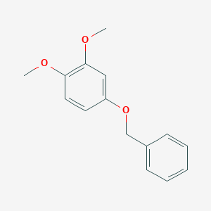 molecular formula C15H16O3 B129524 4-(Benzyloxy)-1,2-dimethoxybenzene CAS No. 42138-42-1