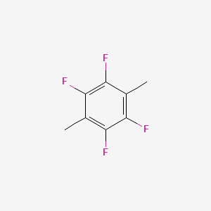 molecular formula C8H6F4 B1295241 2,3,5,6-Tetrafluoro-p-xylene CAS No. 703-87-7