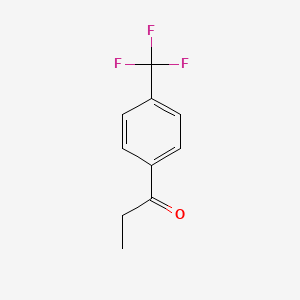 molecular formula C10H9F3O B1295242 1-(4-(三氟甲基)苯基)丙酮 CAS No. 711-33-1
