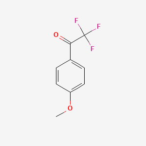 molecular formula C9H7F3O2 B1295243 4'-Methoxy-2,2,2-trifluoroacetophenone CAS No. 711-38-6