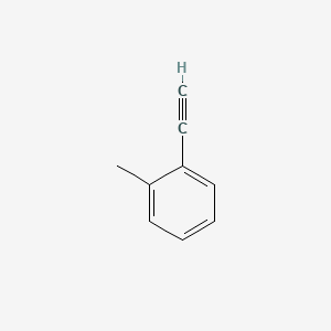 molecular formula C9H8 B1295245 2-Ethynyltoluene CAS No. 766-47-2