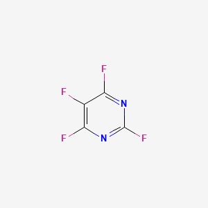 molecular formula C4F4N2 B1295248 Tetrafluoropyrimidine CAS No. 767-79-3