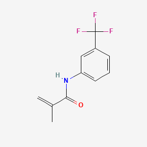 molecular formula C11H10F3NO B1295250 3'-Trifluoromethylmethacrylanilide CAS No. 783-05-1